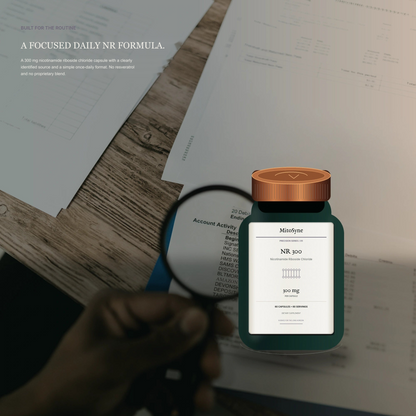 MitoSyne NR 300 — Nicotinamide Riboside Chloride, 300 mg — Premium routine context