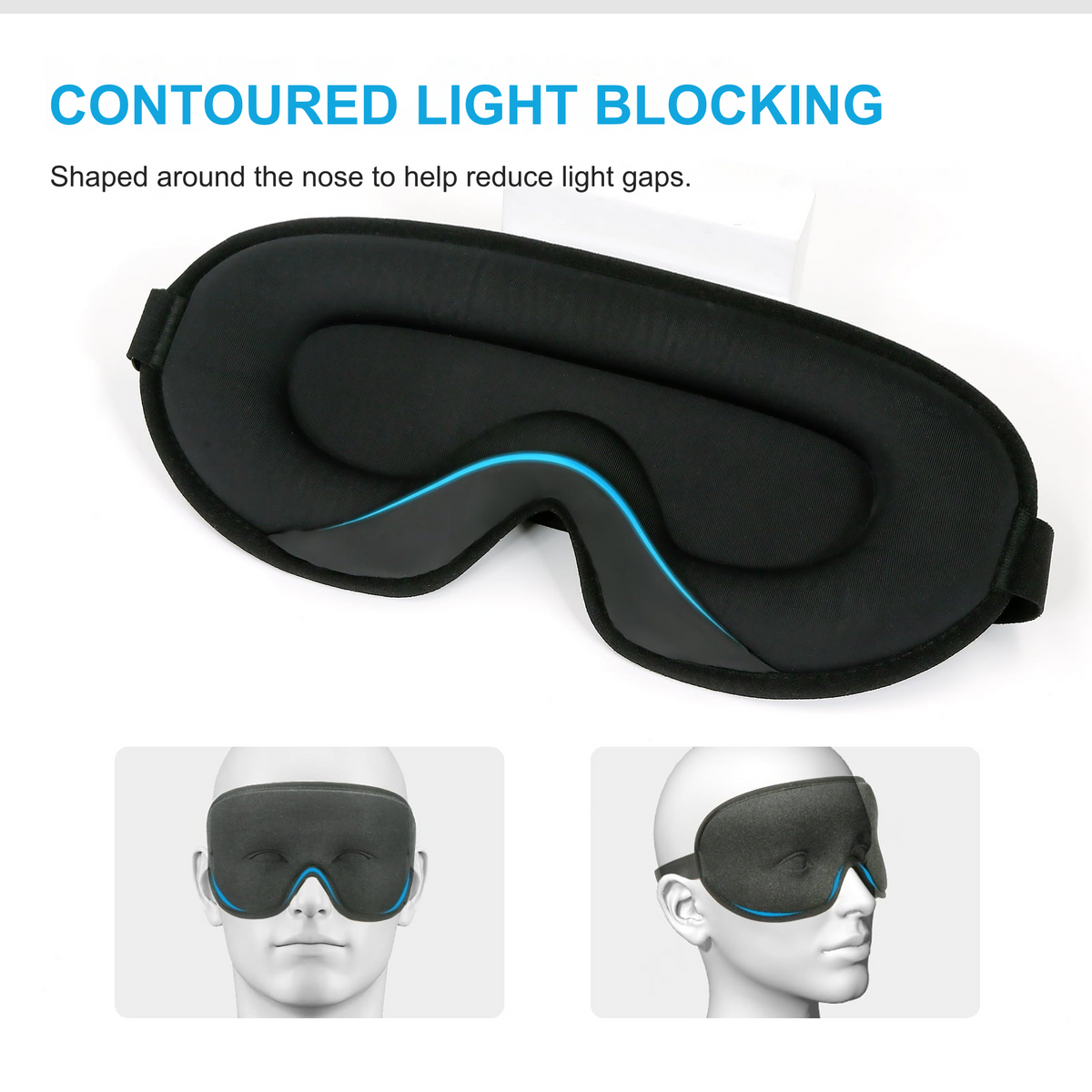 MitoSyne Blackout Pro Sleep Mask + Earplug Set - gallery image 5