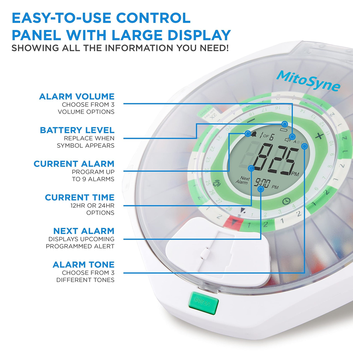 MitoSyne DoseDock Smart Supplement Dispenser - gallery image 2