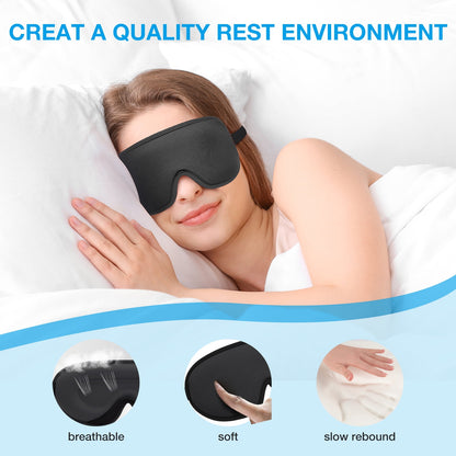 MitoSyne Blackout Pro Sleep Mask + Earplug Set - gallery image 4