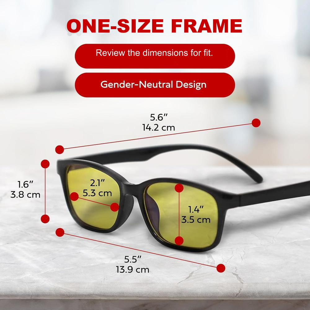 MitoSyne NightLens Amber Evening Glasses - gallery image 3