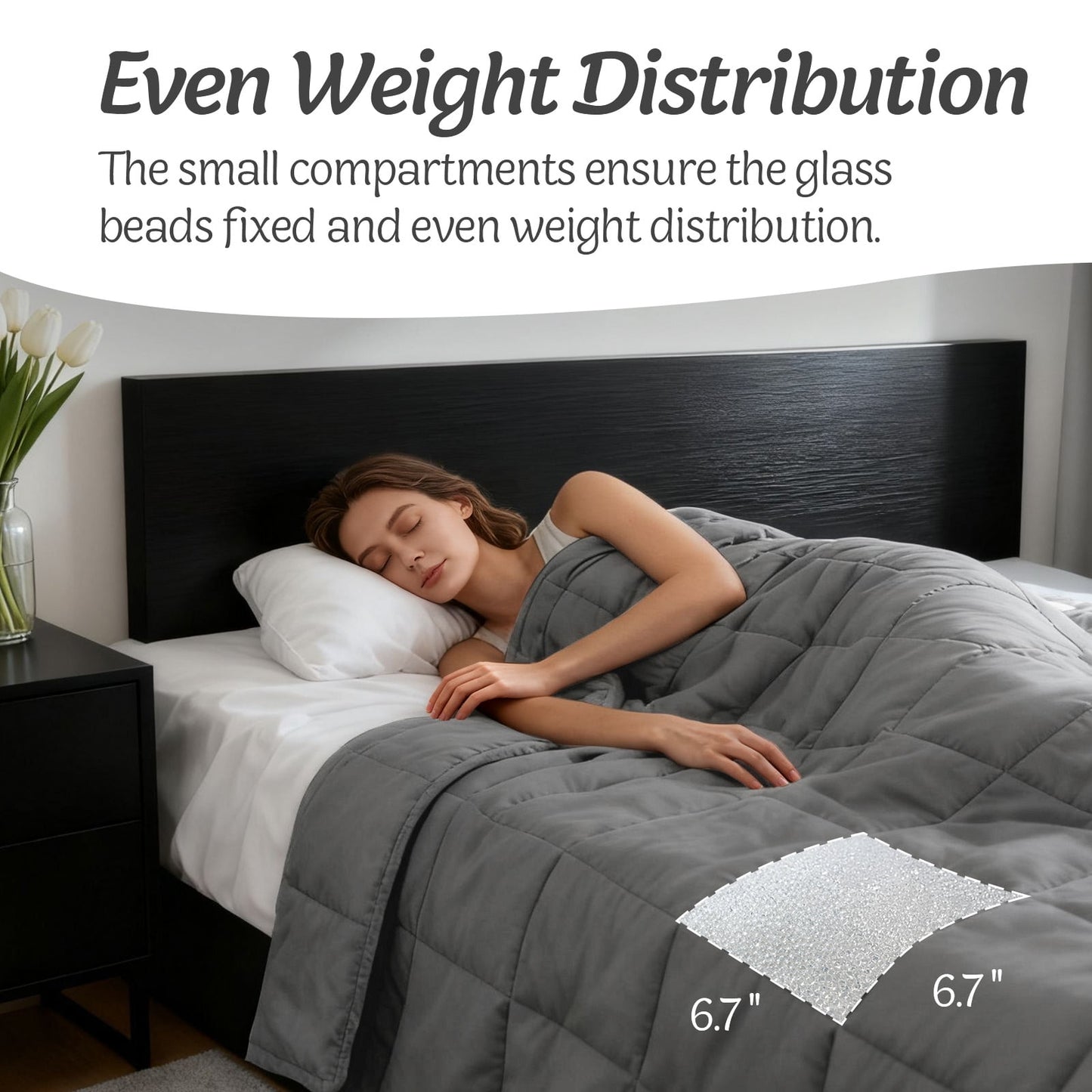 MitoSyne StillWeight Cooling Weighted Blanket - gallery image 4