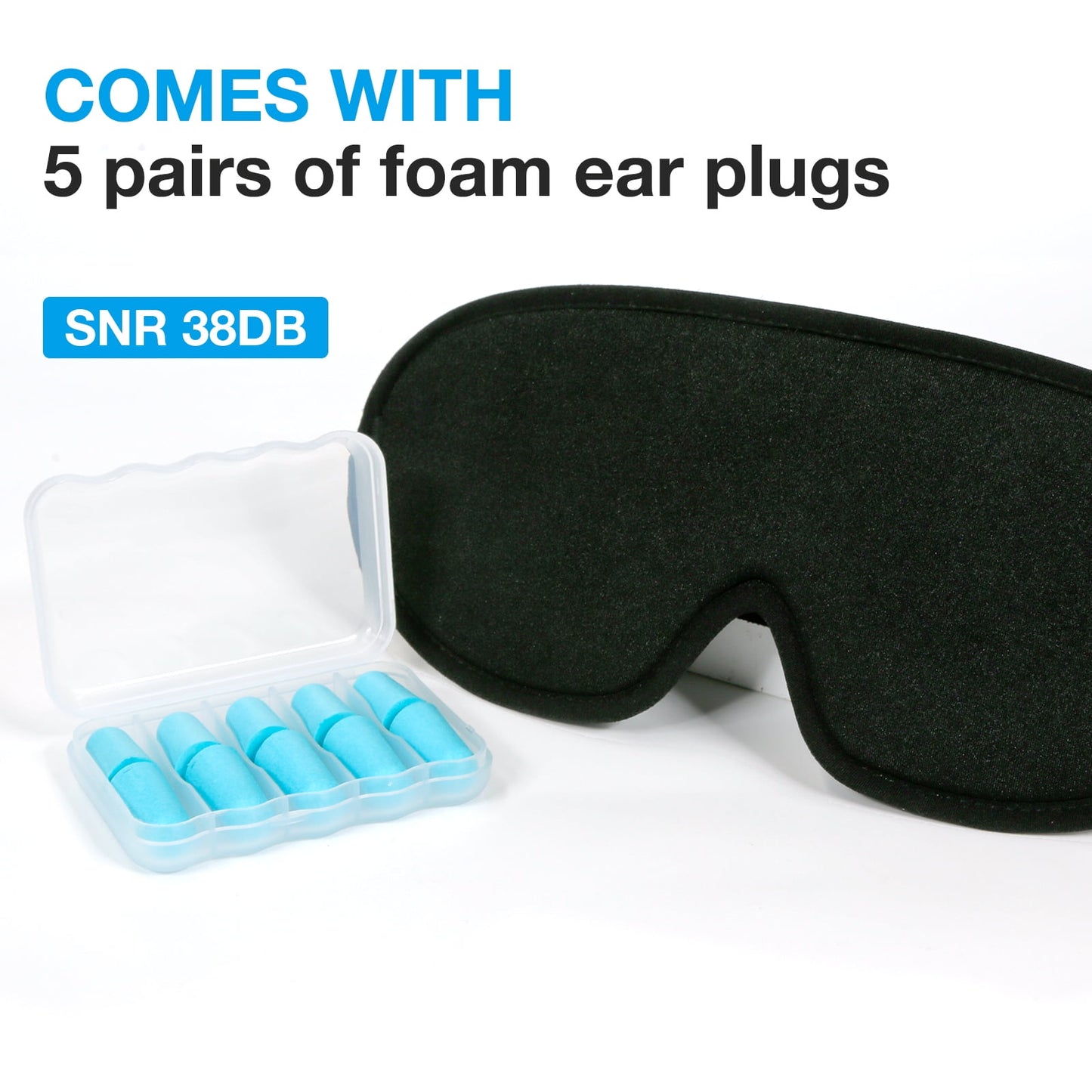 MitoSyne Blackout Pro Sleep Mask + Earplug Set - gallery image 3