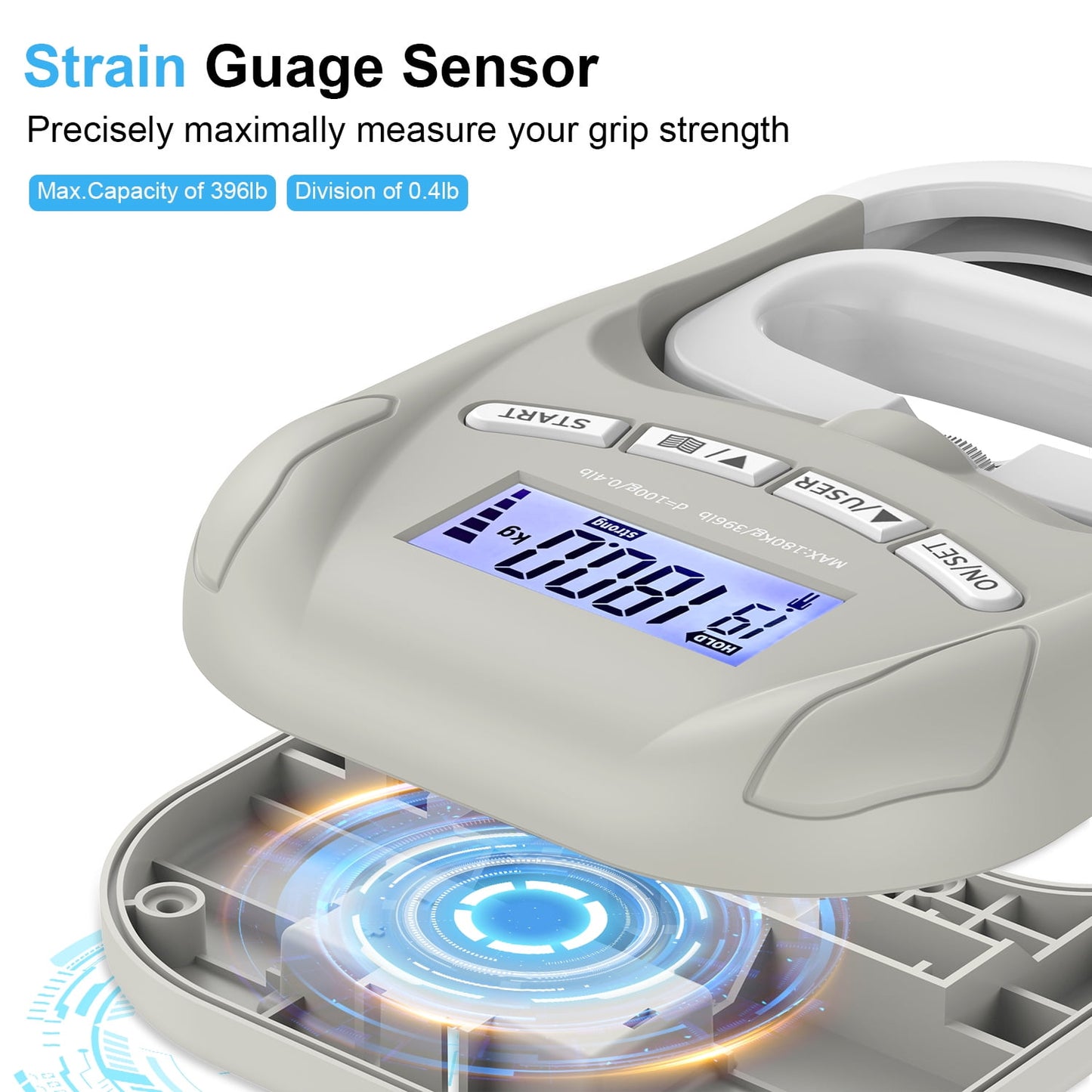 MitoSyne GripMark Digital Handgrip Dynamometer - gallery image 5