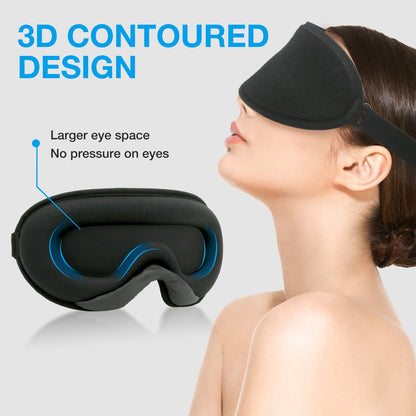 MitoSyne Blackout Pro Sleep Mask + Earplug Set - gallery image 2