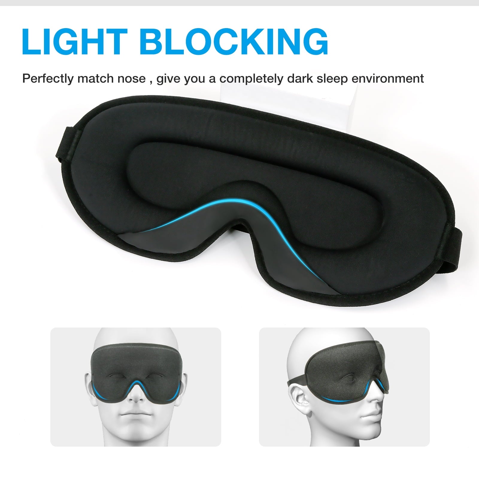 MitoSyne Blackout Pro Sleep Mask + Earplug Set - gallery image 5
