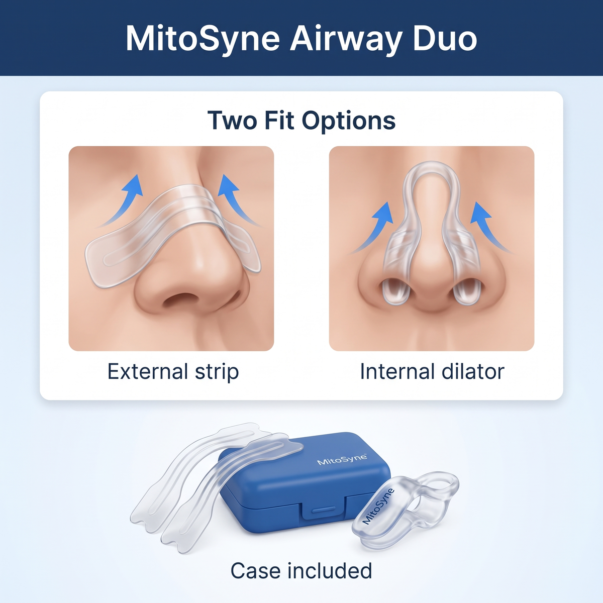 MitoSyne Airway Duo Internal + External Nasal Dilator Kit - gallery image 2