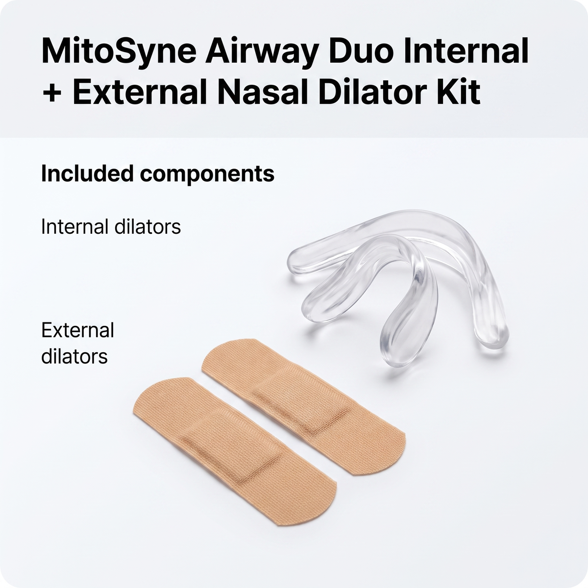 MitoSyne Airway Duo Internal + External Nasal Dilator Kit - gallery image 3