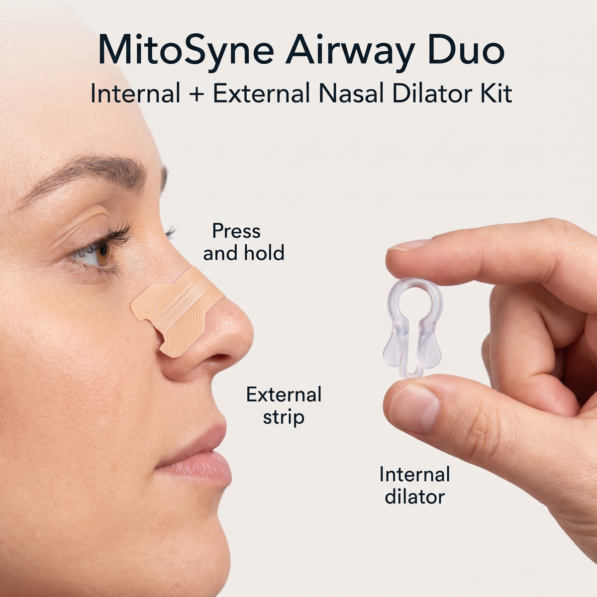 MitoSyne Airway Duo Internal + External Nasal Dilator Kit - gallery image 6