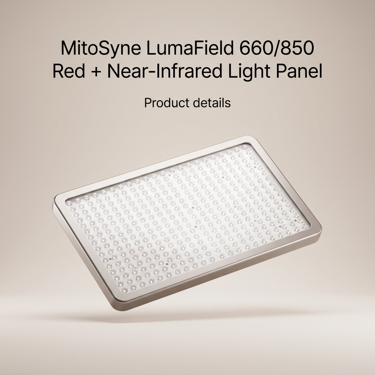 MitoSyne LumaField 660/850 Red + Near-Infrared Light Panel - gallery image 2
