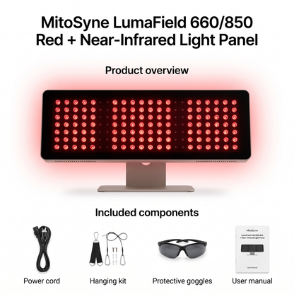 MitoSyne LumaField 660/850 Red + Near-Infrared Light Panel - gallery image 3