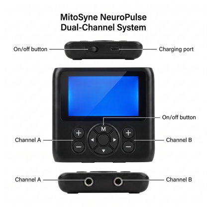 MitoSyne NeuroPulse Dual-Channel TENS + NMES System - gallery image 4