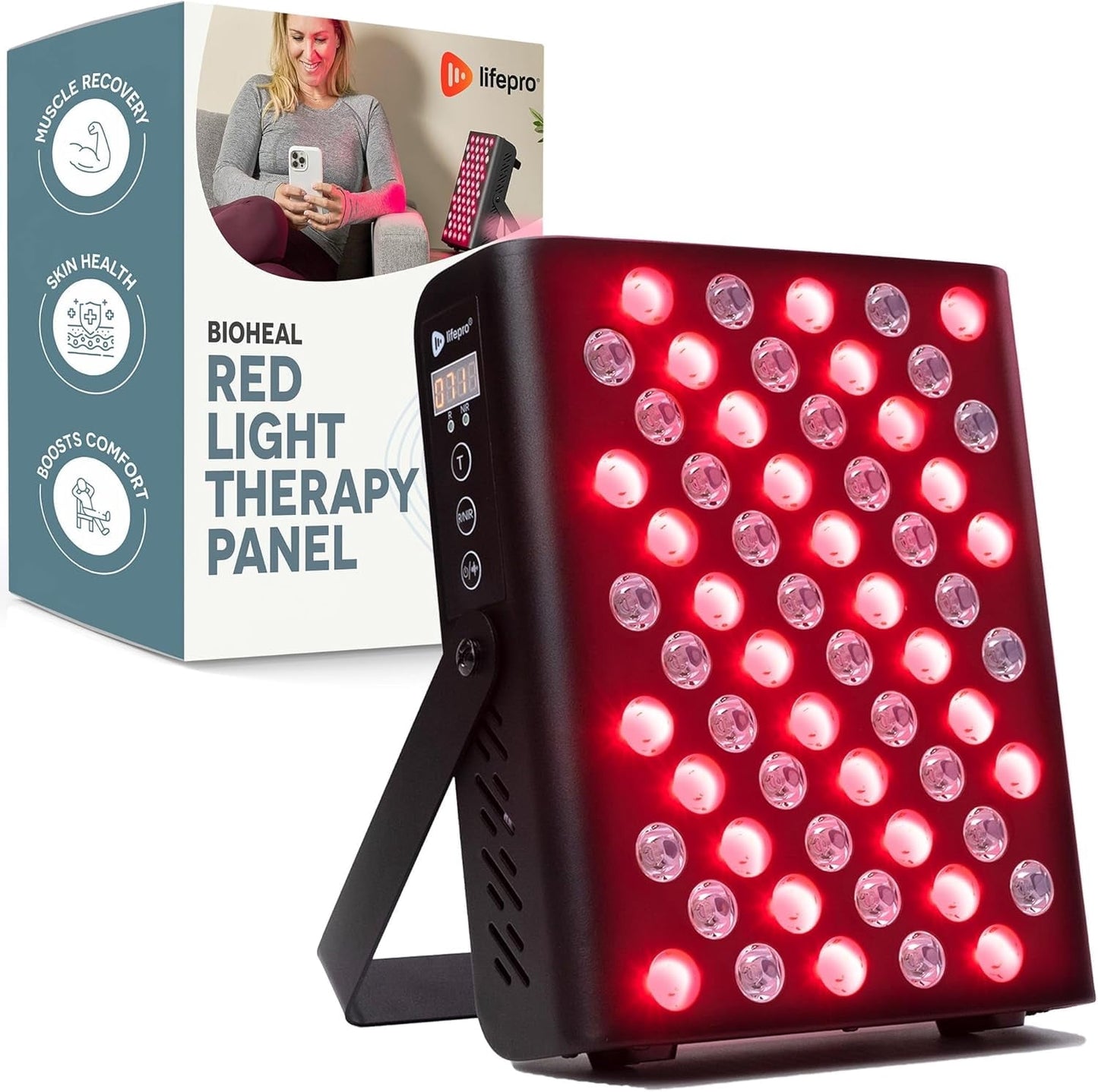 MitoSyne LumaField 660/850 Red + Near-Infrared Light Panel