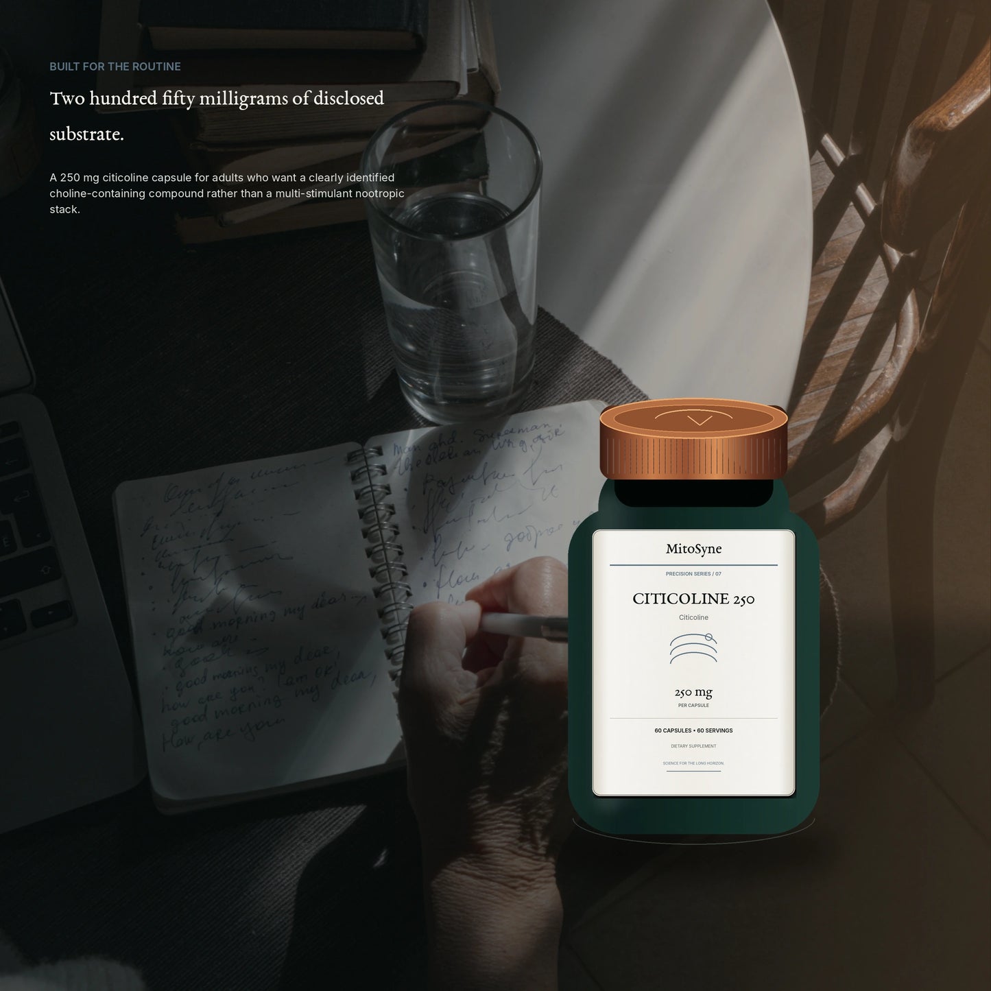 MitoSyne Citicoline 250 — Citicoline, 250 mg — Premium routine context