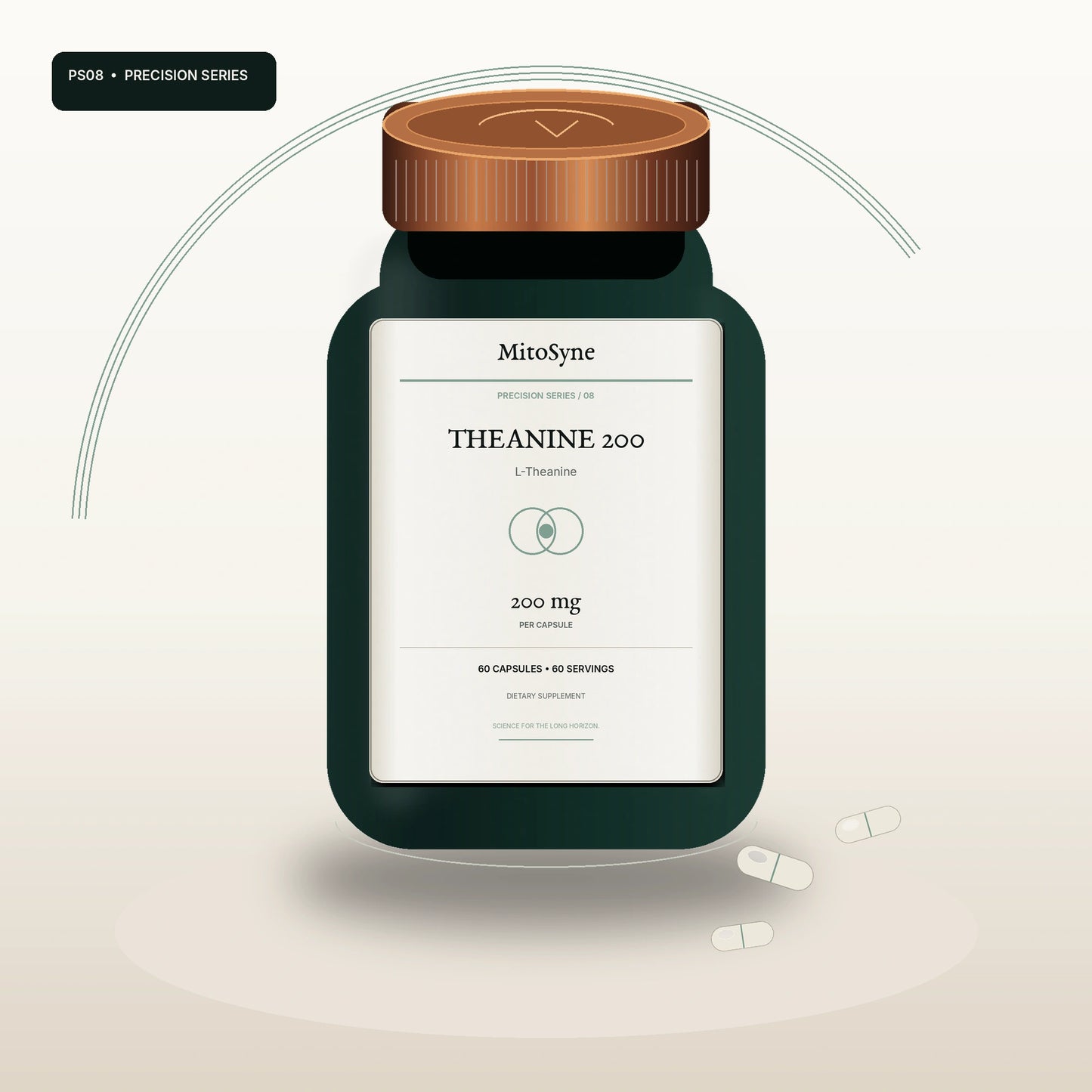 MitoSyne Theanine 200 — L-Theanine, 200 mg — Primary e-commerce hero