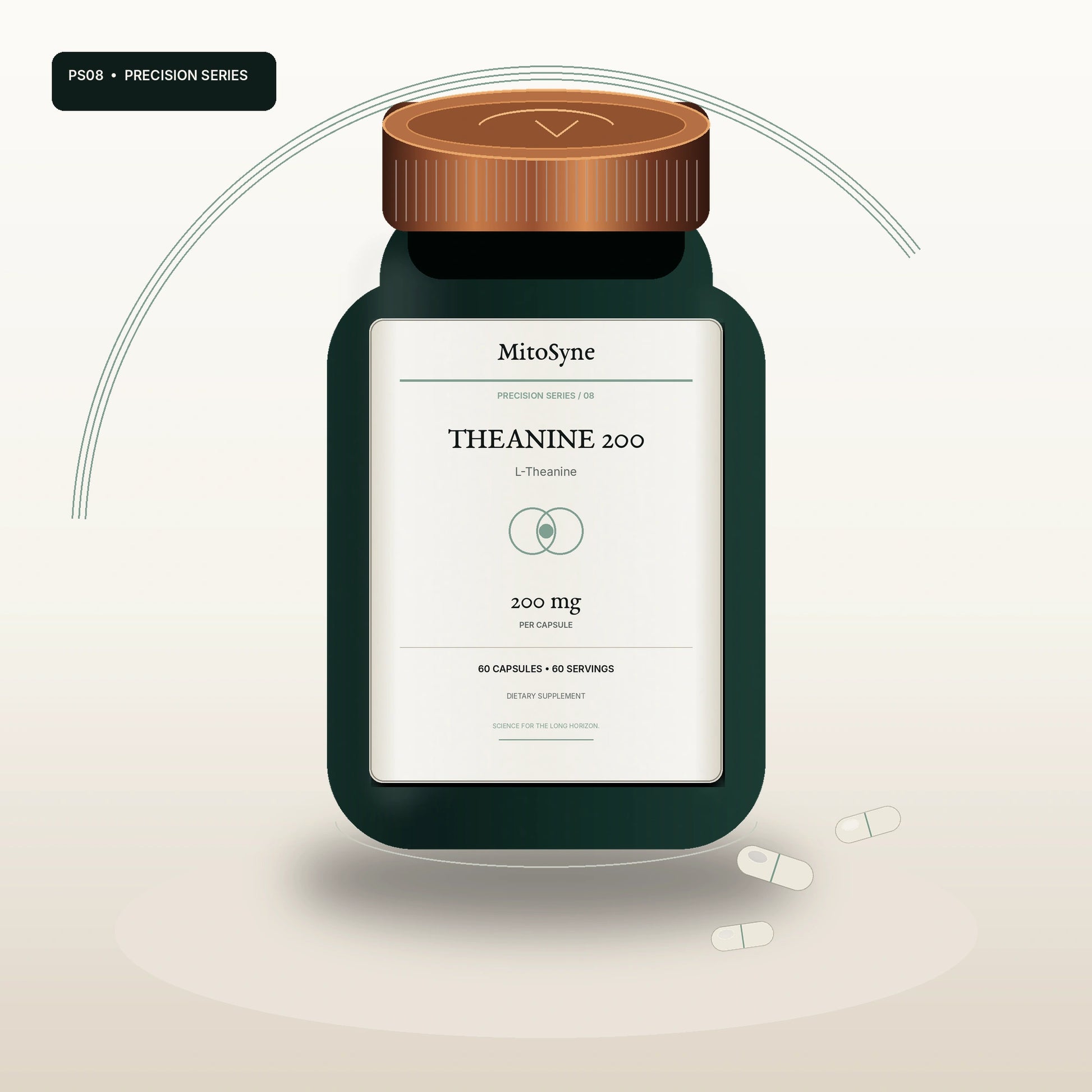 MitoSyne Theanine 200 — L-Theanine, 200 mg — Primary e-commerce hero