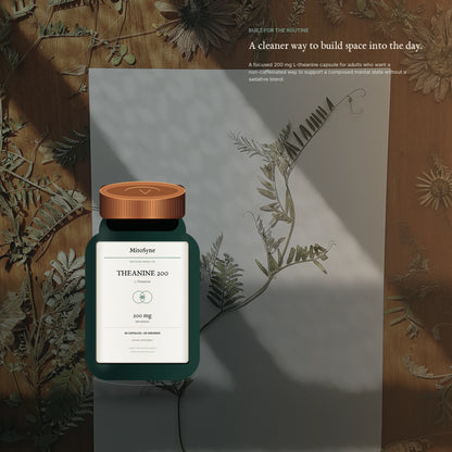 MitoSyne Theanine 200 — L-Theanine, 200 mg — Premium routine context