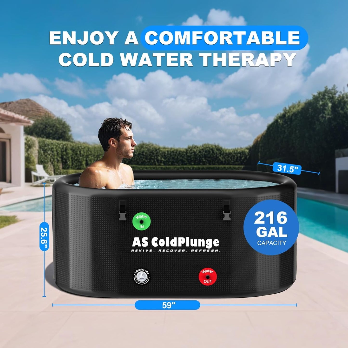 MitoSyne ColdCycle Insulated Plunge Tub - gallery image 2