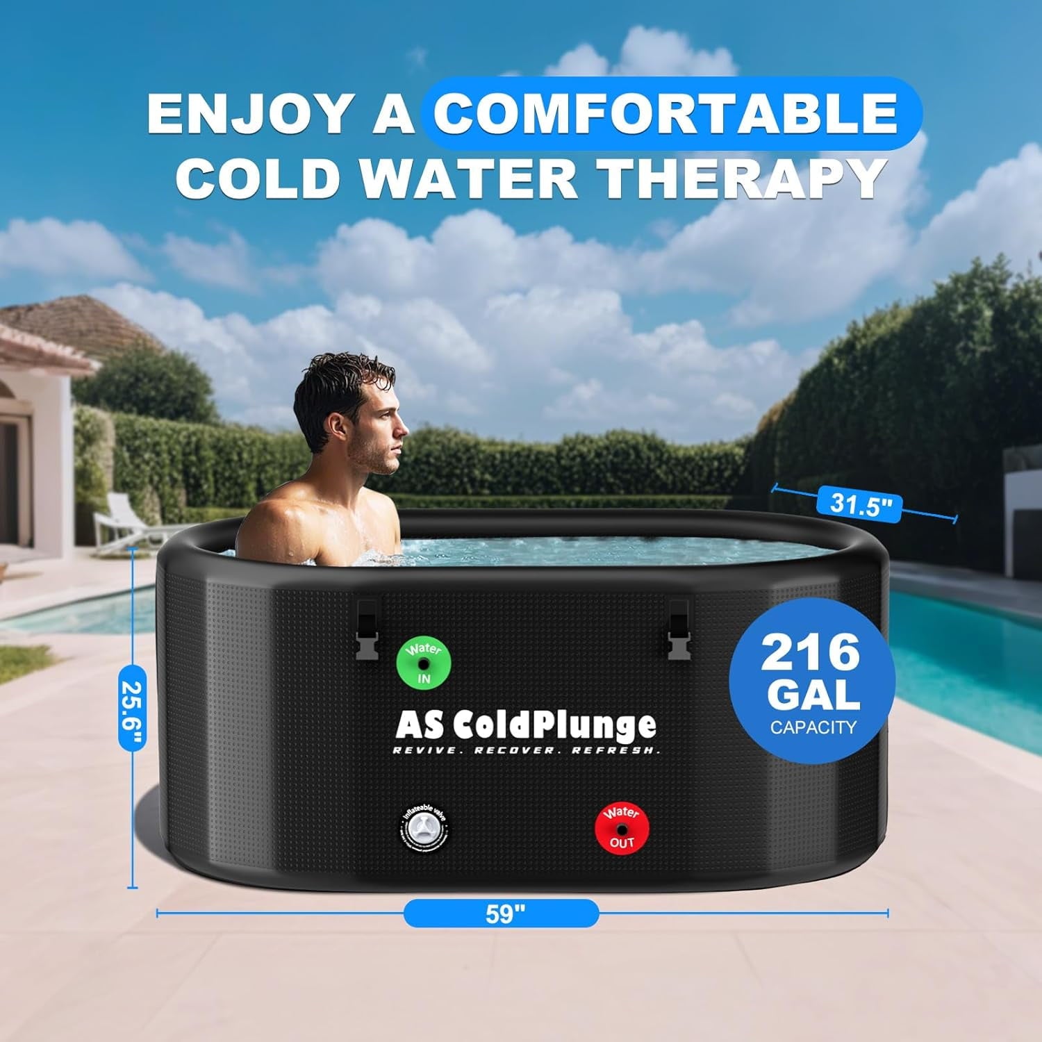 MitoSyne ColdCycle Insulated Plunge Tub - gallery image 2