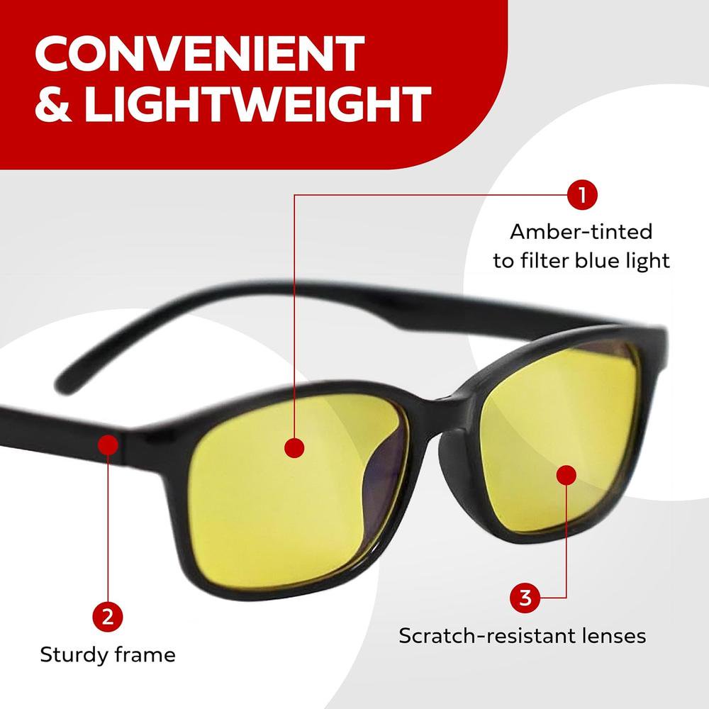 MitoSyne NightLens Amber Evening Glasses - gallery image 2