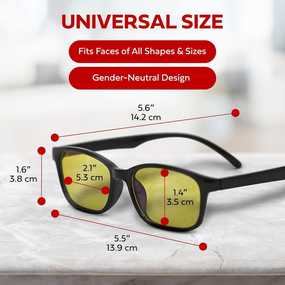 MitoSyne NightLens Amber Evening Glasses - gallery image 3