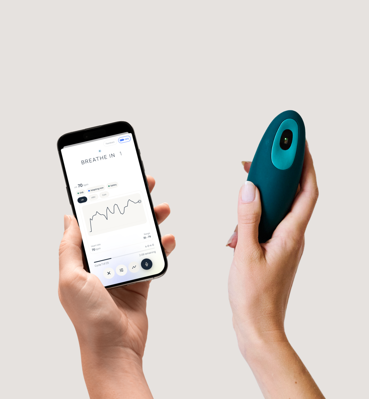 MitoSyne Coherence HRV Breathing Trainer - gallery image 2